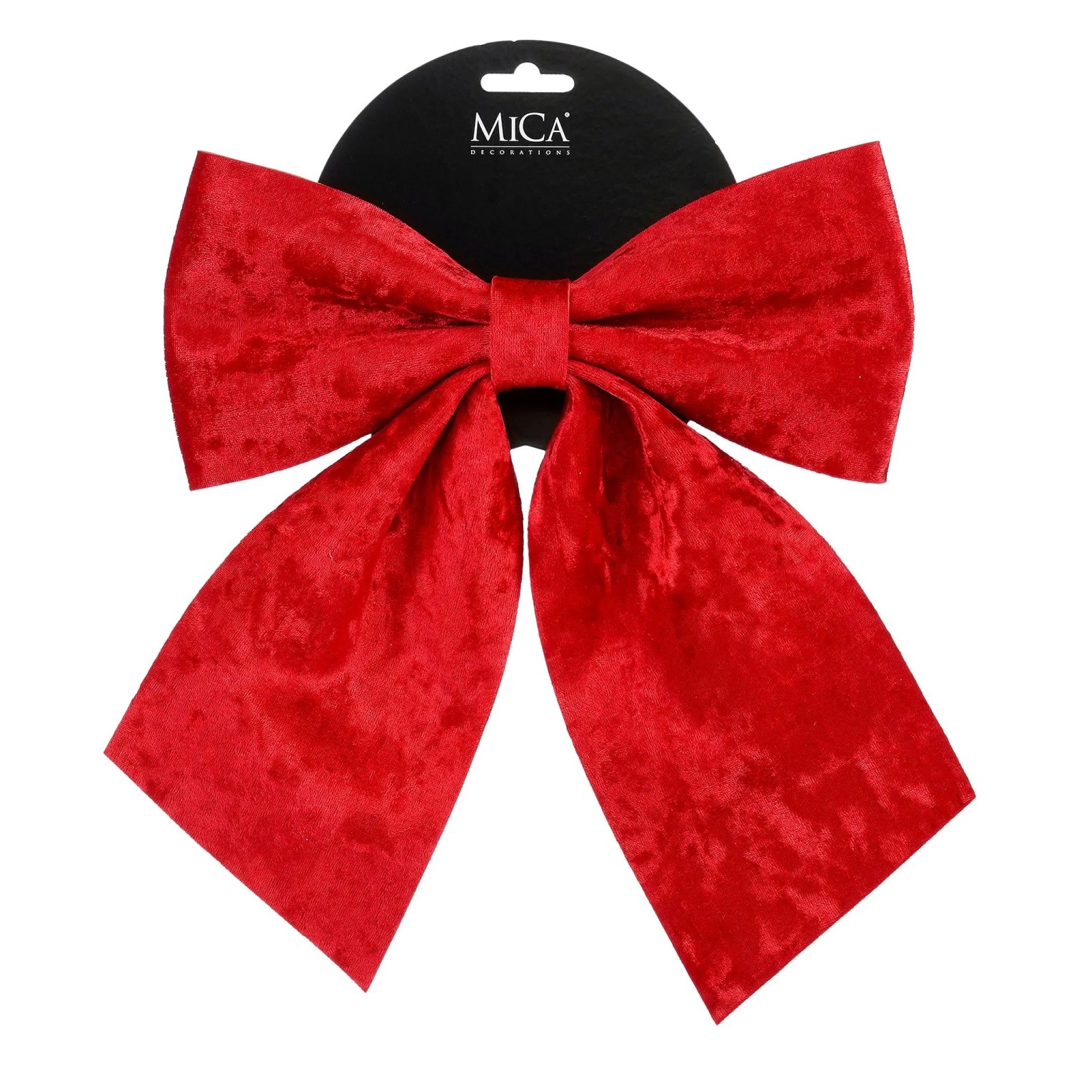 Mica Decorations Schleife 24 cm x 28 cm x 3,5 cm Rot