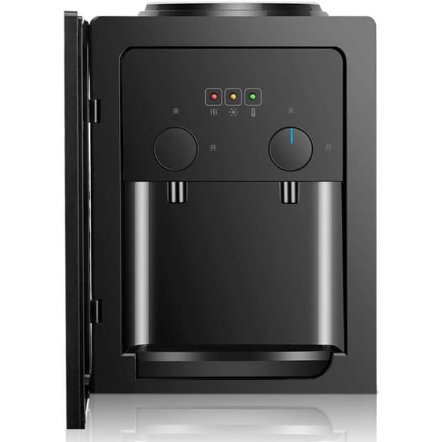 Elektrischer Wasserspender, 550w 220v Heiß Und Kalt-wasserspender Schnelles Aufheizen Desktop Wasser Dispenser Maschine Mit Staubtür Kompatibel Mit 3,5l, 5l, 10l Und 18,9l Eimer Wasser