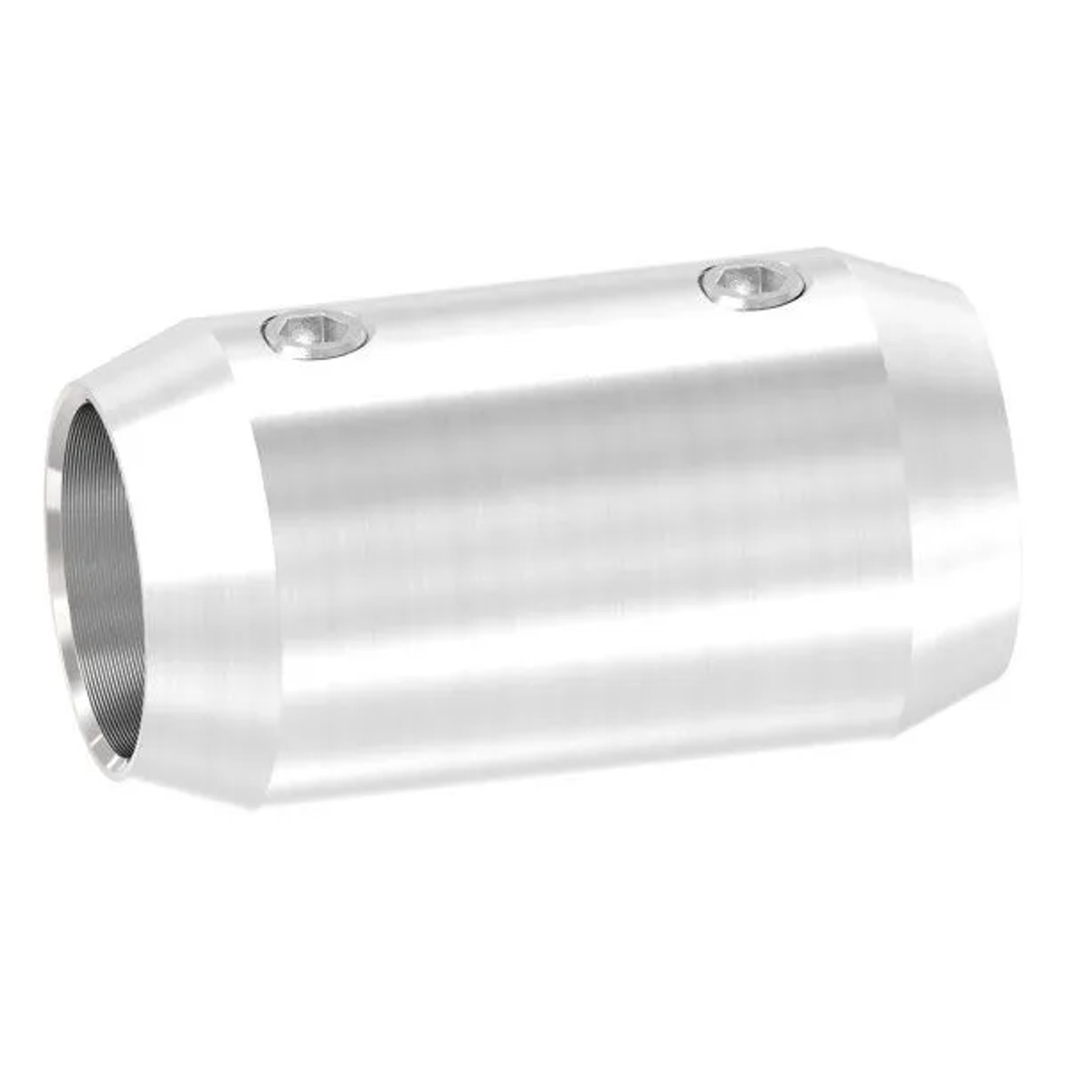 FeNau Stabverbinder V2A Ø 20 mm L 36 mm Für Ø 14 mm Mit 2 Madenschrauben