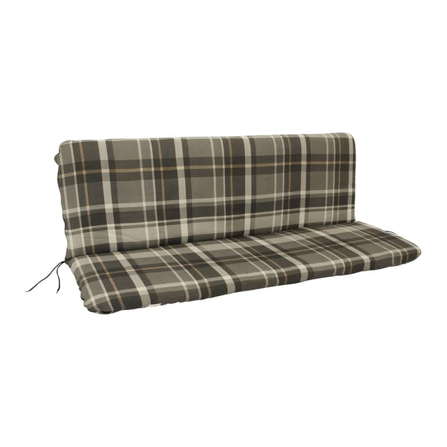 Auflage seattle für Bank 3-sitzer, grau/beige kariert