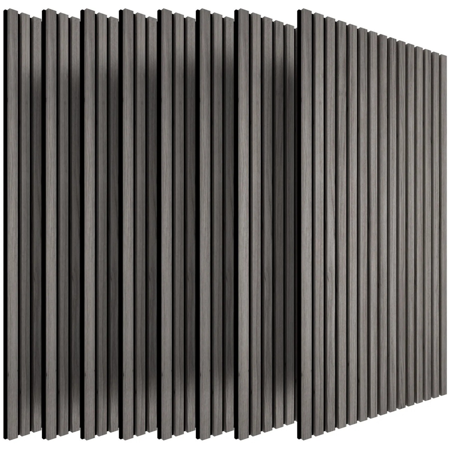 Tectake Akustikpaneele Sonic Wall Iii Holzoptik In Eiche Hellgrau Schallabsorbierender Filz 8Er Set 120 x 60 x 1 1 cm Eiche Hellgrau