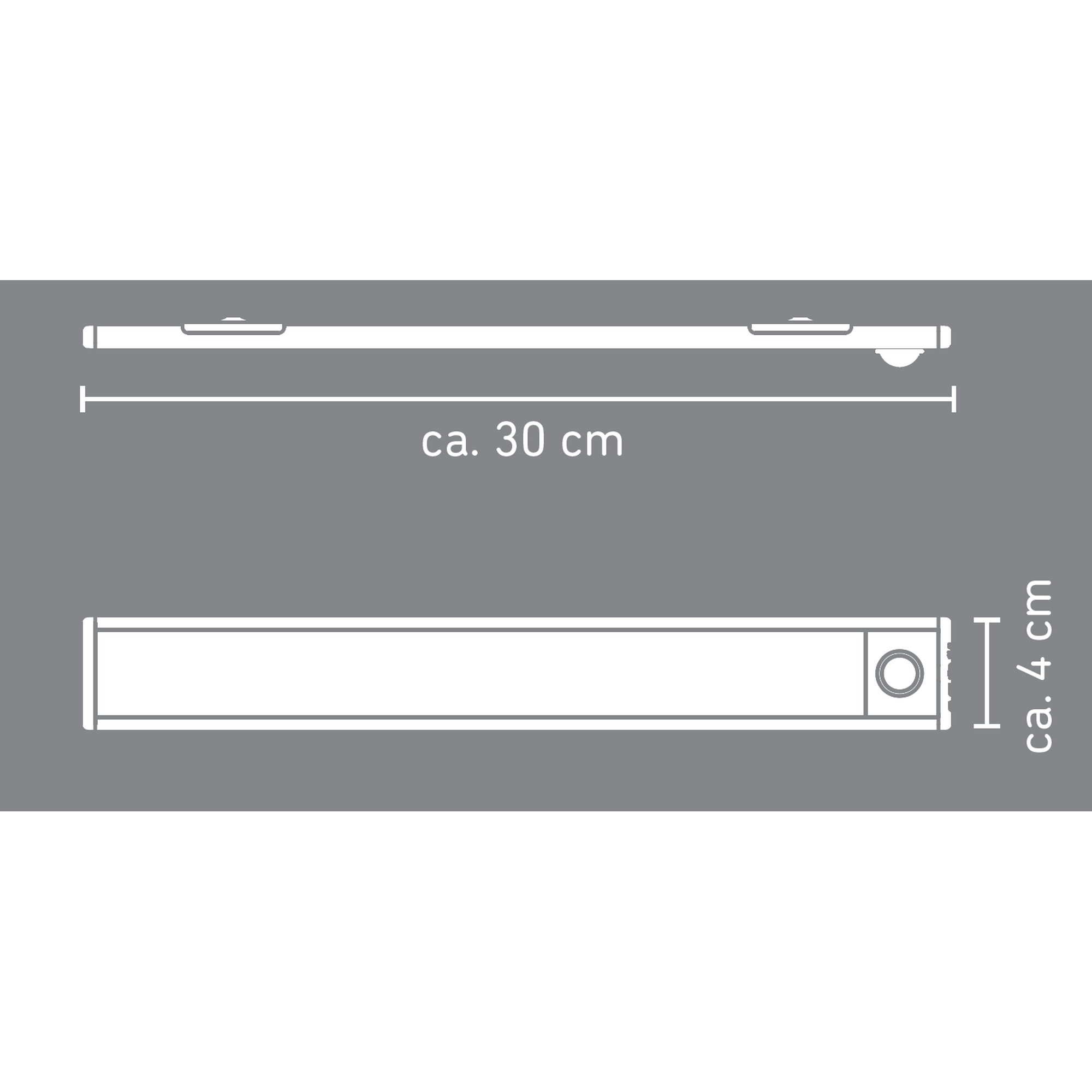toom LED-Unterbauleuchte 2 W 100 lm warmweiß 30 cm Bild 3