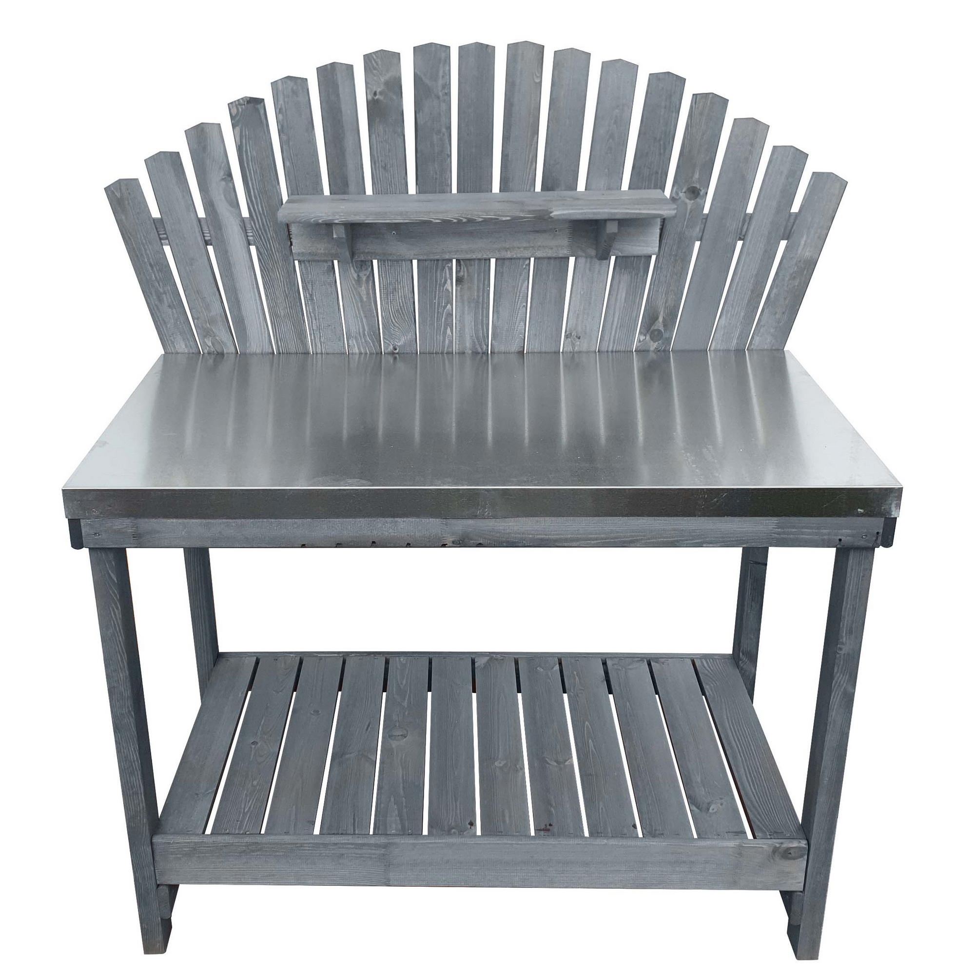 Kiehn-Holz Gartentisch 'Helga' grau 132 x 66 x 5 cm Bild 3