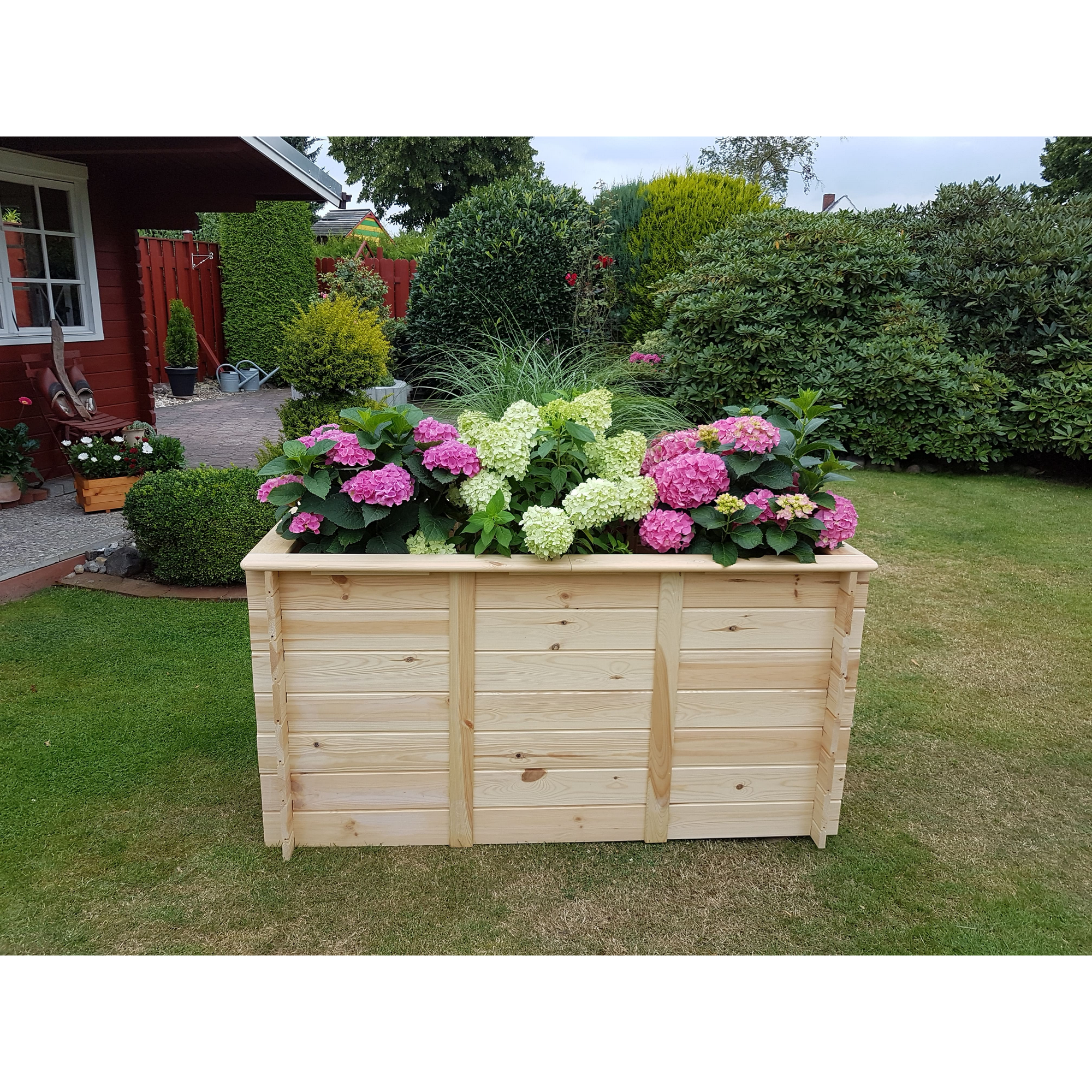 Kiehn-Holz Hochbeet natur Kiefernholz 160 x 80 x 85 cm Bild 2