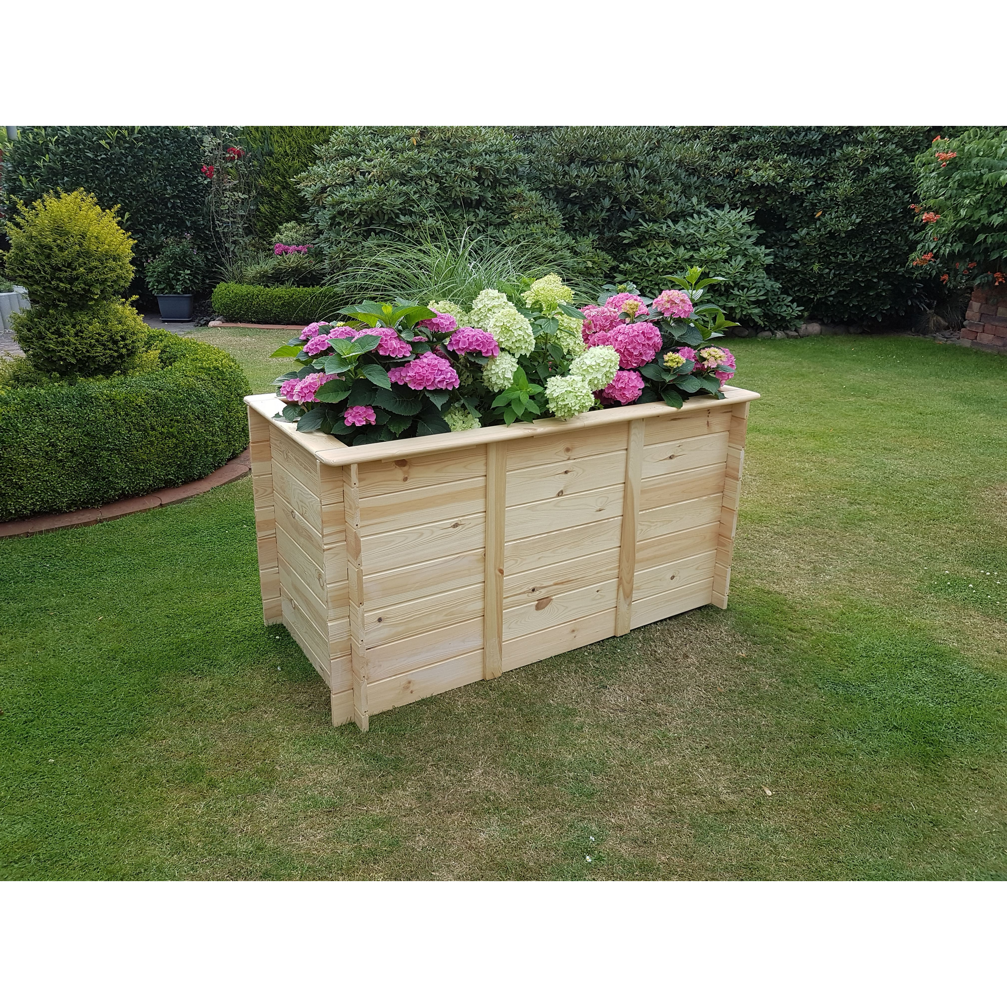 Kiehn-Holz Hochbeet natur Kiefernholz 160 x 80 x 85 cm Bild 3
