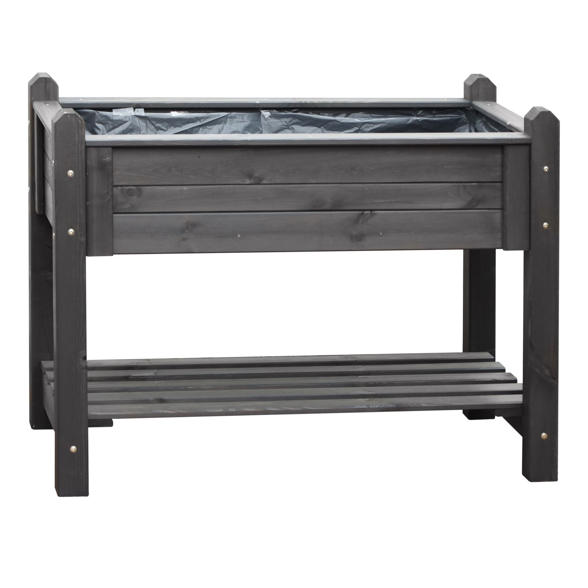 Kiehn-Holz Kräuterbeet grau Kiefernholz 114 x 60 x 84,5 cm