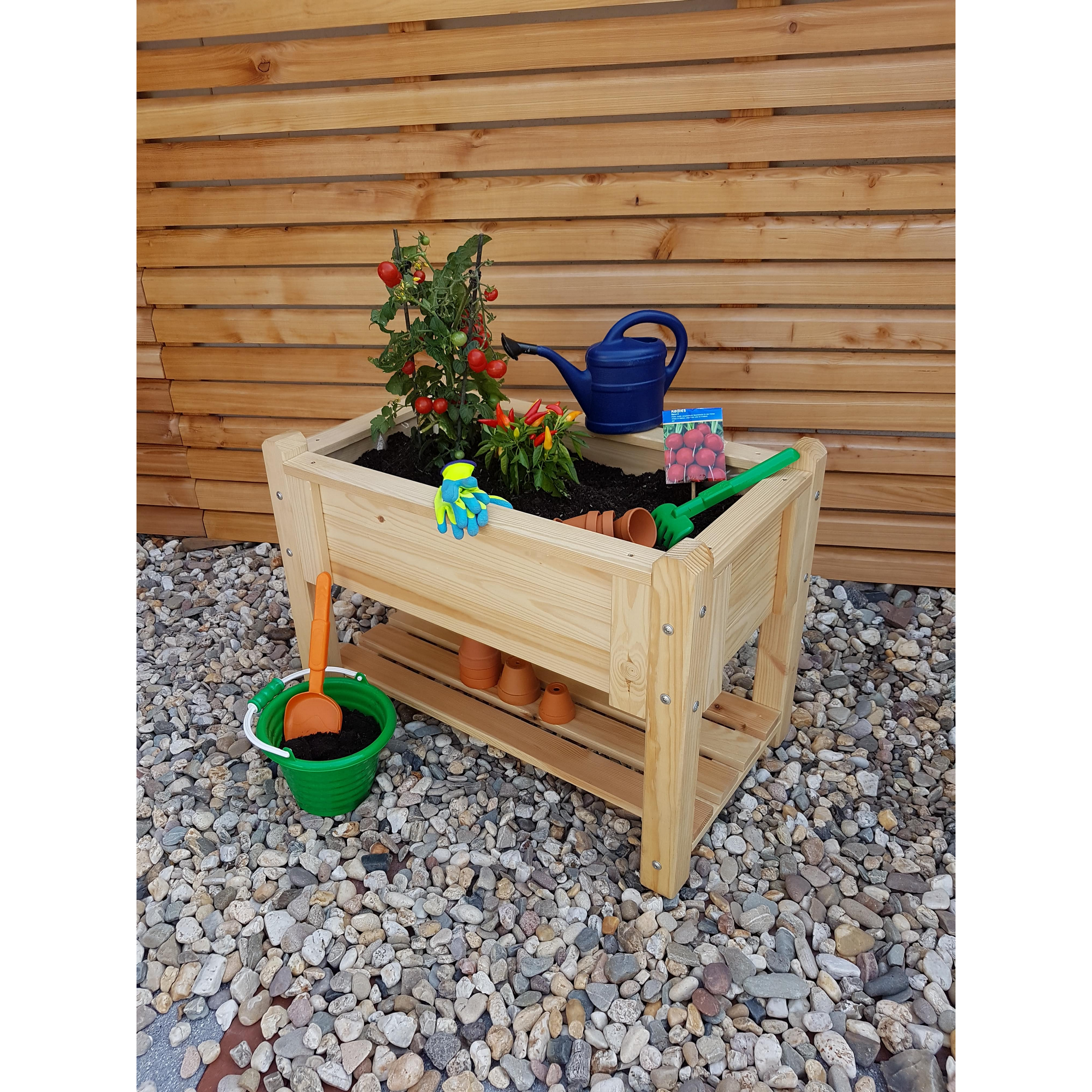 Kiehn-Holz Kinder-Kräuterbeet 'Bruno' natur Kiefernholz 70 x 40 x 50 cm Bild 3