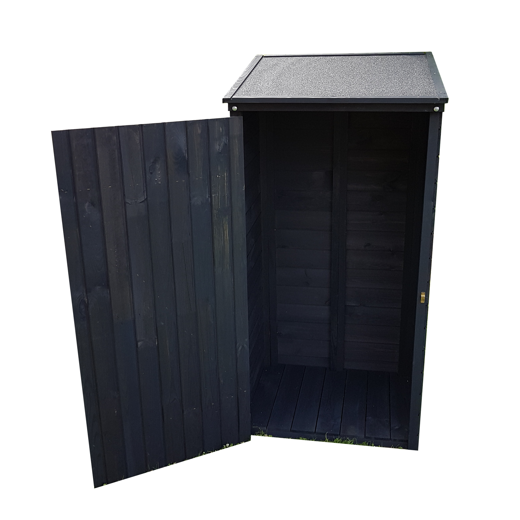 Kiehn-Holz Geräteschrank 'Speyer' Kiefernholz anthrazit 72,5 x 68,6 x 148 cm