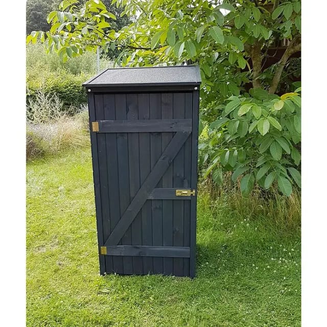 Kiehn-Holz Geräteschrank 'Speyer' Kiefernholz anthrazit 72,5 x 68,6 x 148 cm