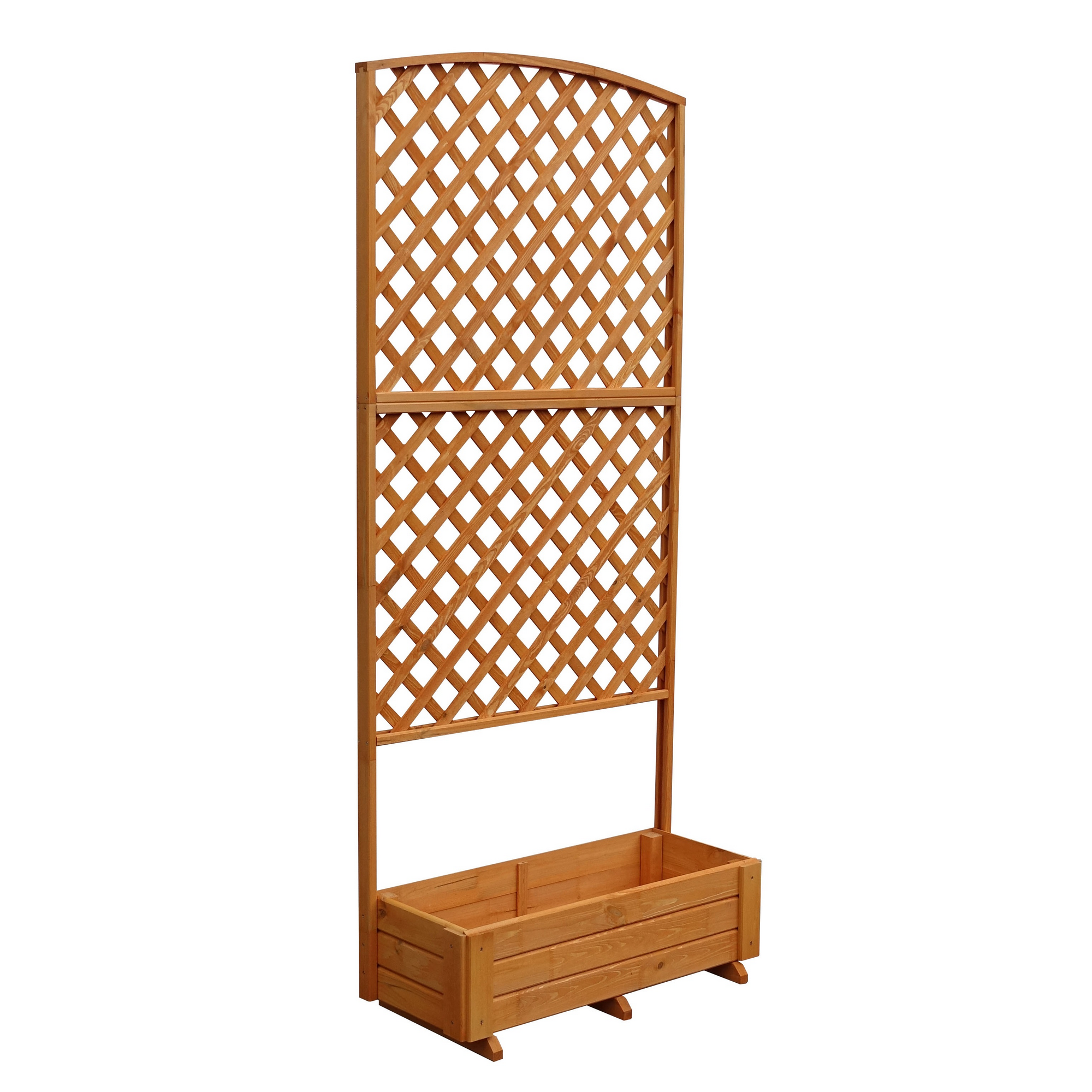 Kiehn-Holz Rankkasten 'Flora' Holz honigbraun 91 x 205 x 41 cm Bild 2