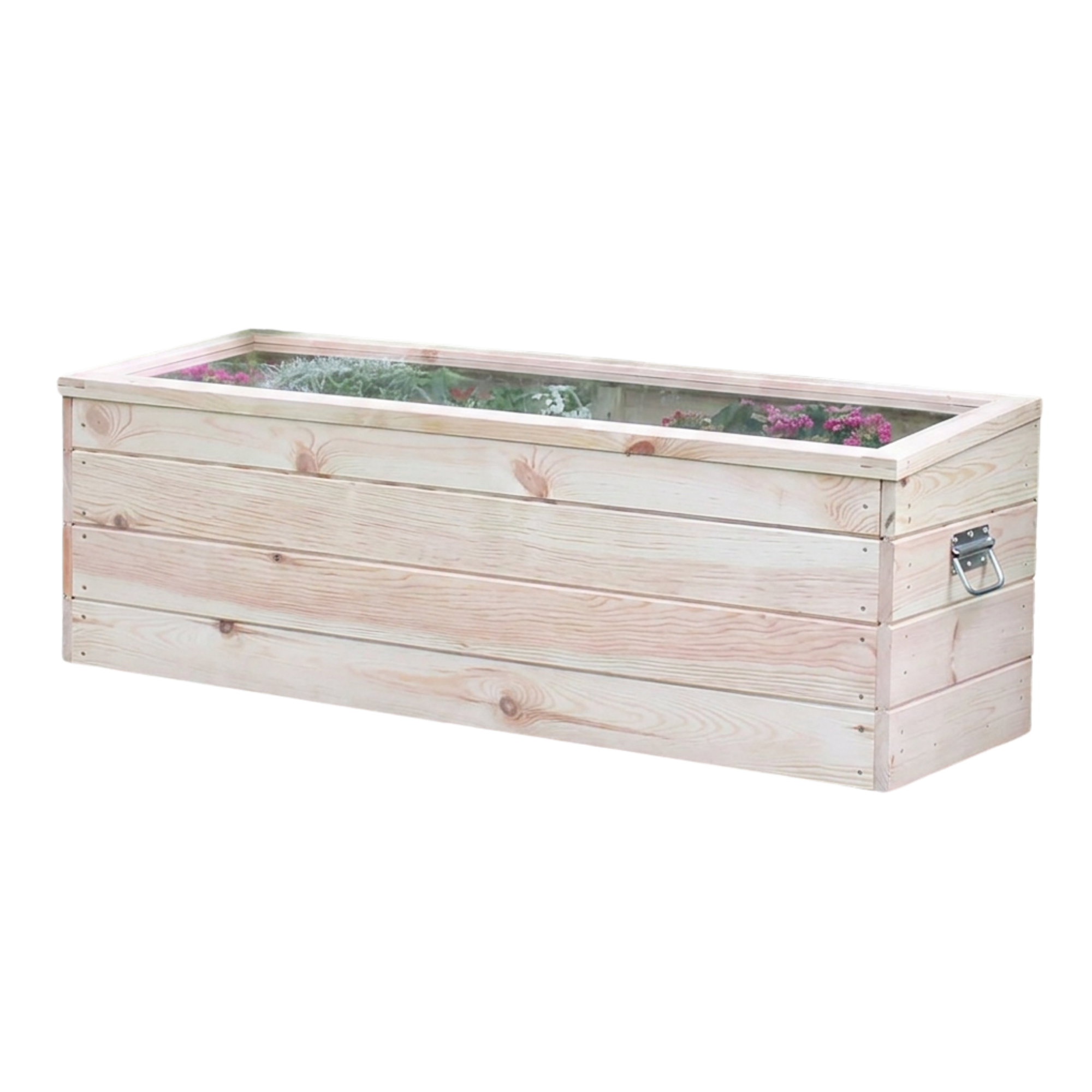 Kiehn-Holz Frühbeet natur Kiefernholz 118,5 x 40 x 42 cm Bild 3