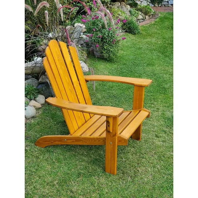 Kiehn-Holz Gartensessel Kiefernholz honigbraun 88 x 76 x 92 cm