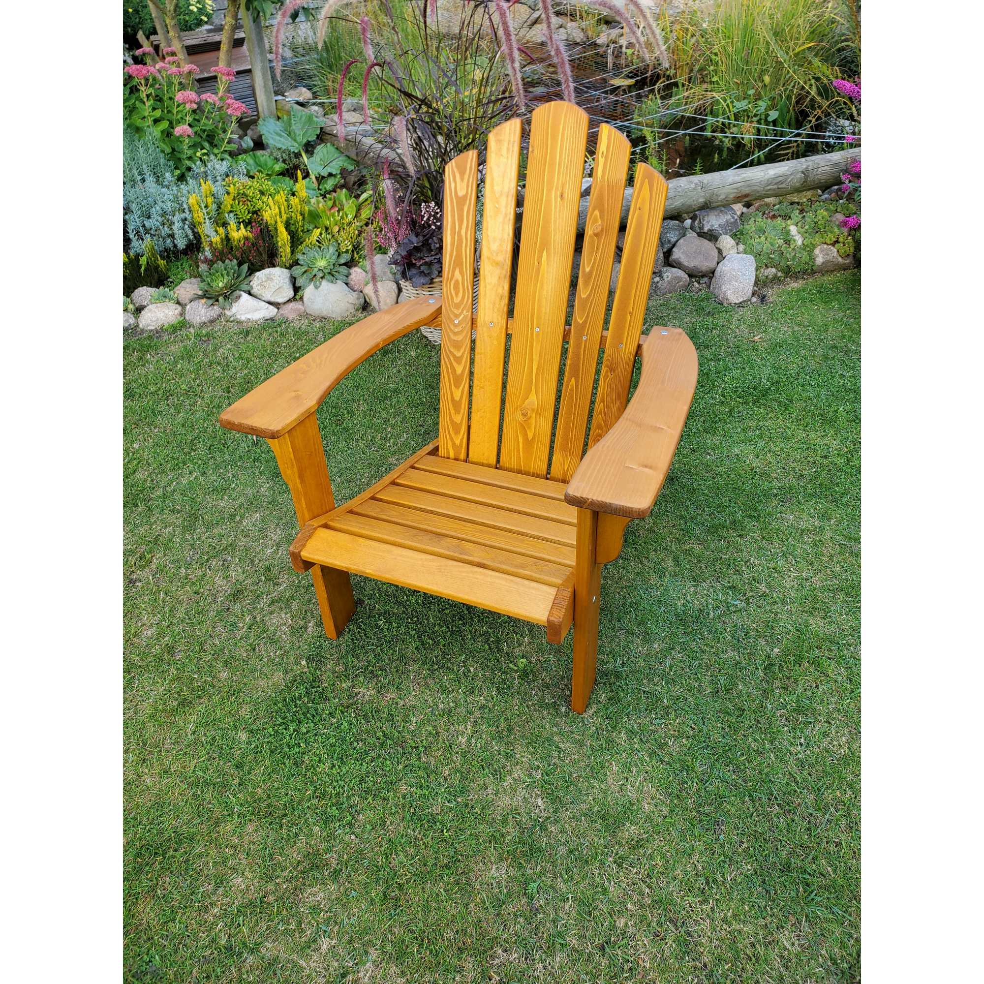 Kiehn-Holz Gartensessel Kiefernholz honigbraun 88 x 76 x 92 cm Bild 2