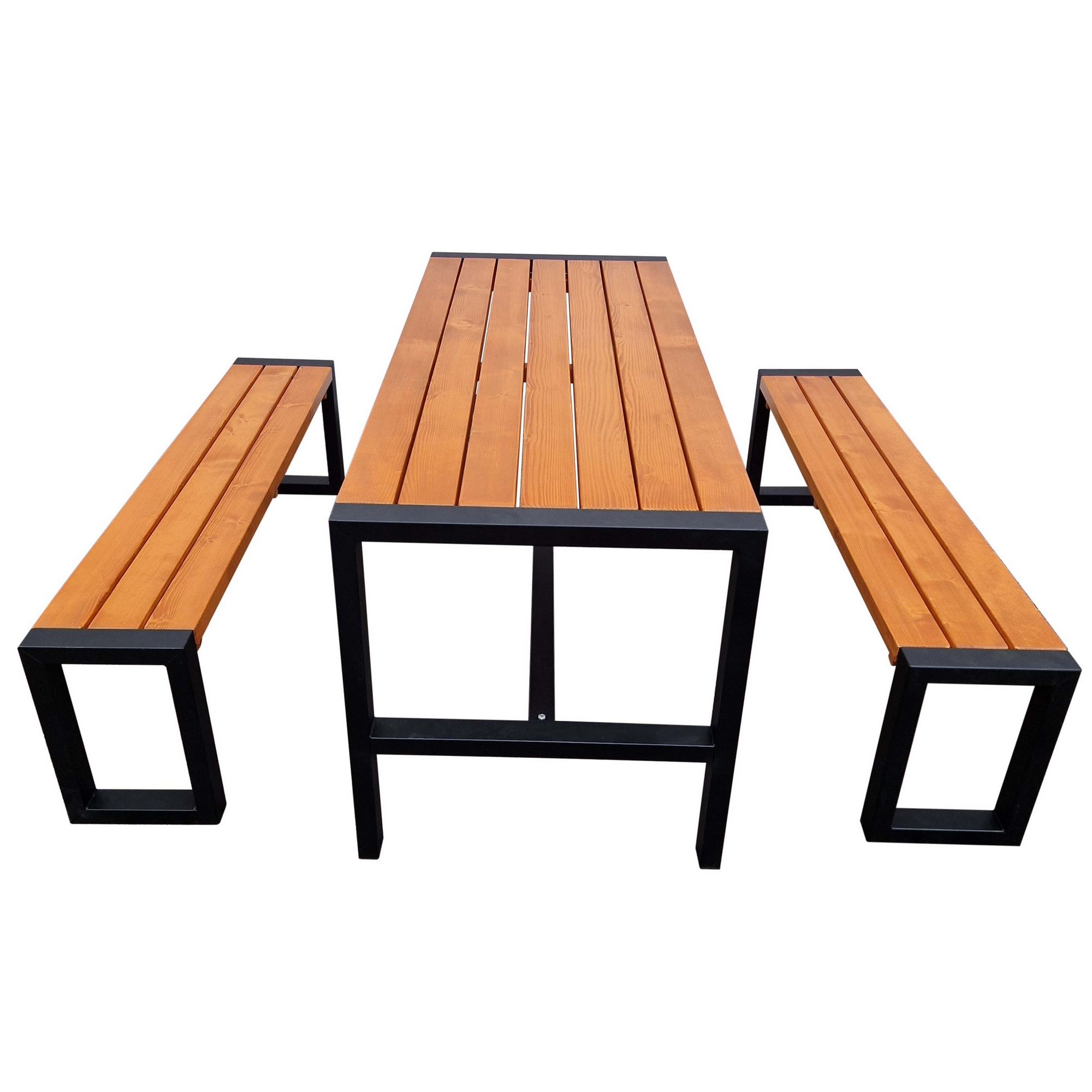 Kiehn-Holz Gartenmöbel-Set 'Sylt' Kiefernholz braun 3-teilig Bild 3