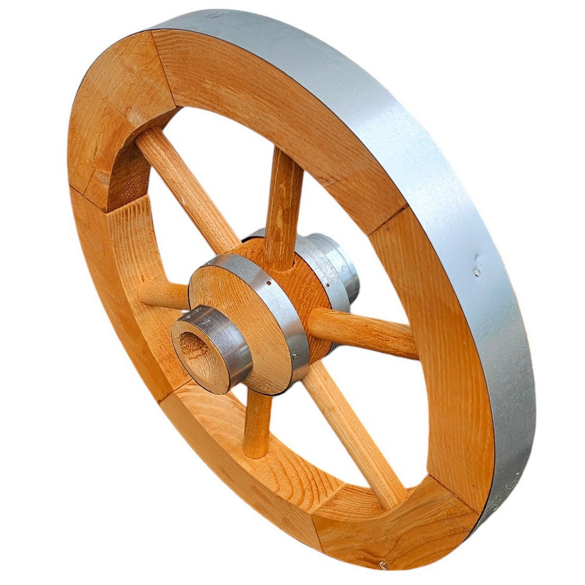Kiehn-Holz Holzrad Kiefernholz honigbraun Ø 50 x 14 cm