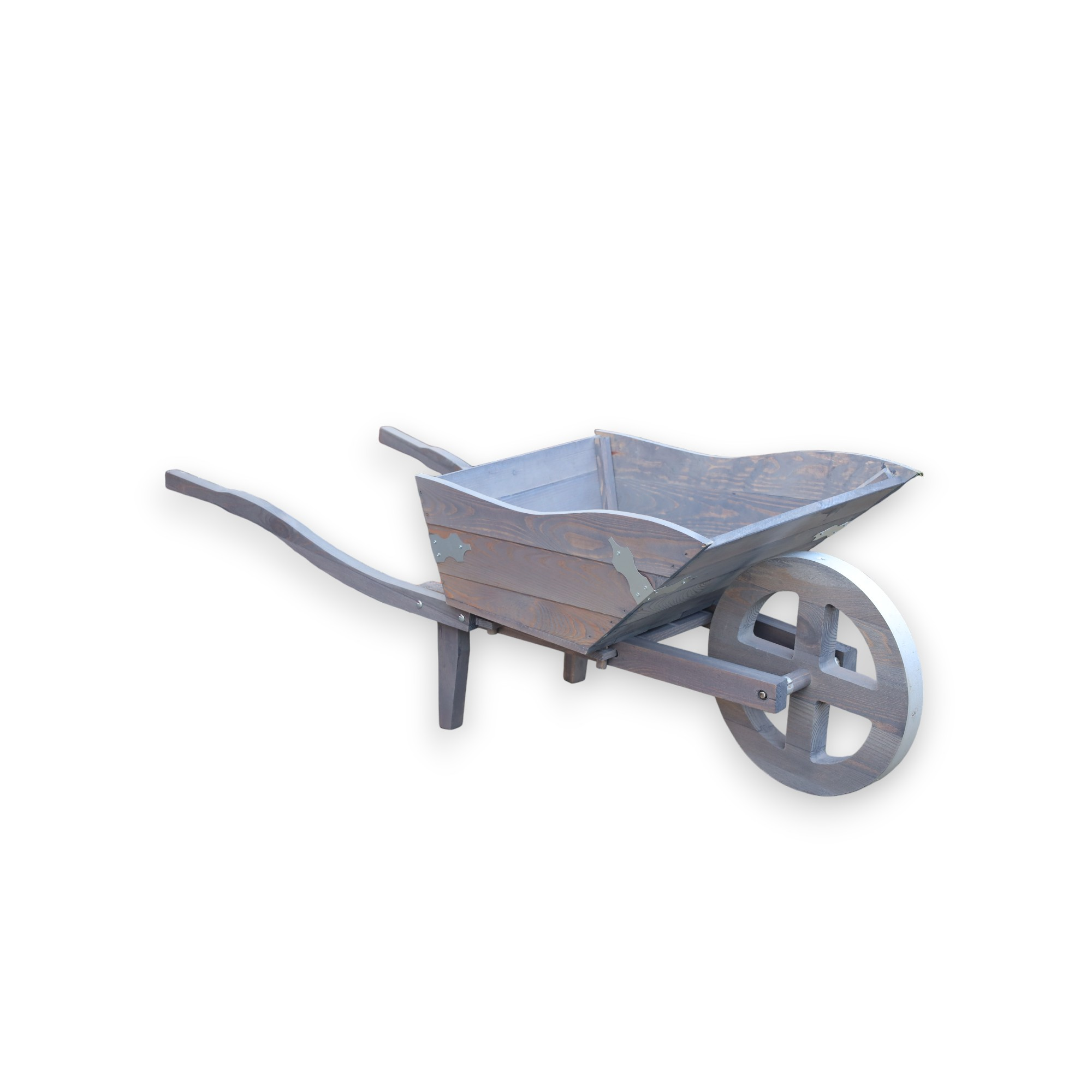 Kiehn-Holz Pflanzwagen 'Tessin' Holz grau 145 x 52 x 56 cm