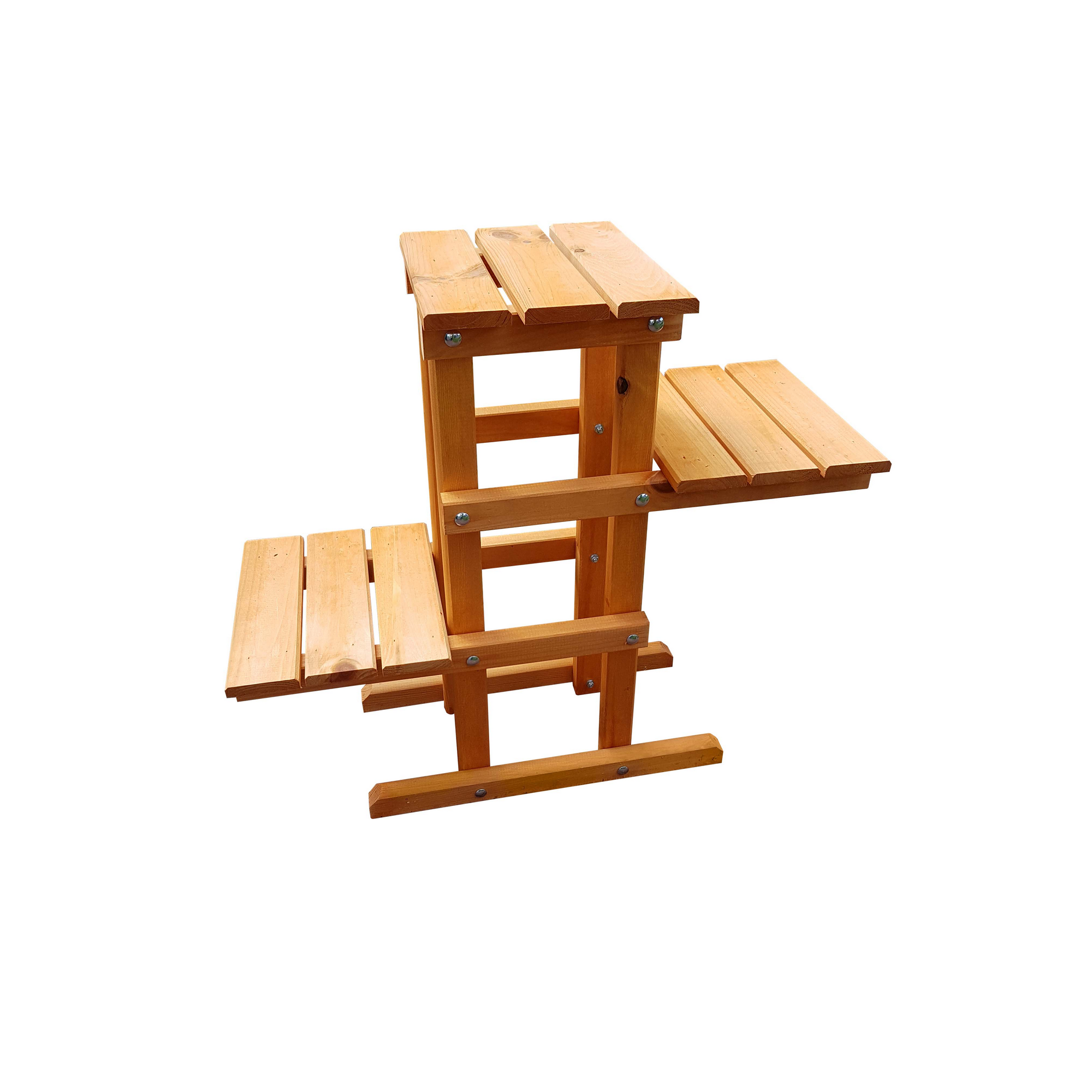 Kiehn-Holz Blumentreppe honigbraun 62 x 28 x 8 cm Bild 2