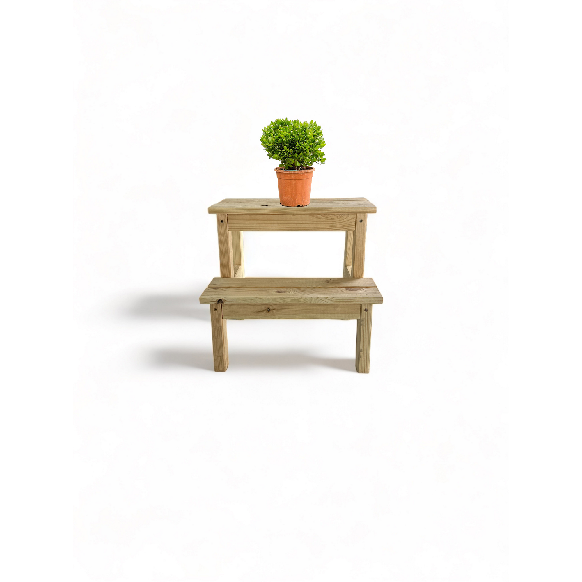 Kiehn-Holz Blumentopfhocker Kiefernholz natur 2 Etagen 44 x 42,5 x 39 cm Bild 2