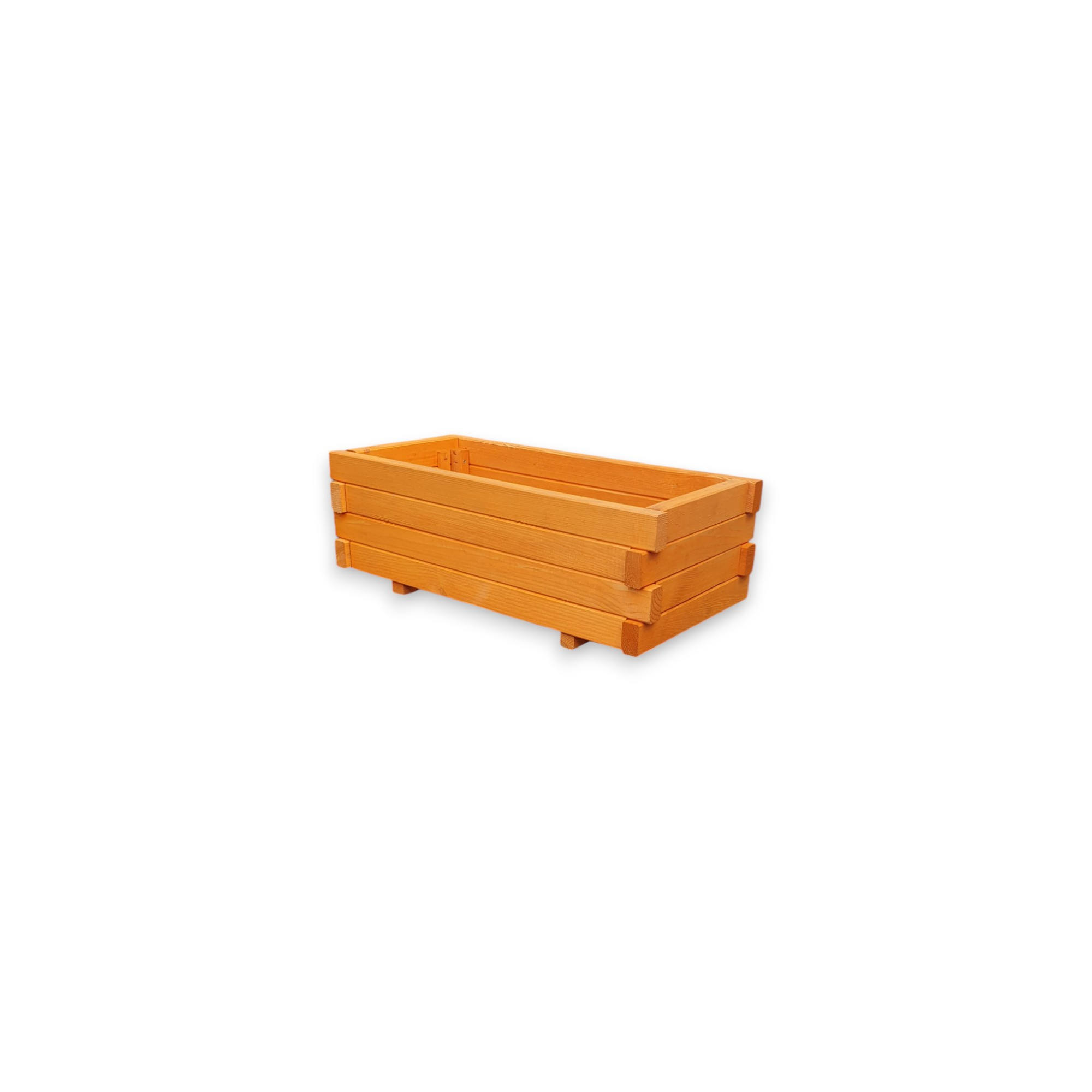 Kiehn-Holz Pflanzkasten 'Empoli' mit Pflanzfolie Holz honigbraun 59 x 20,5 x 29 cm Bild 3