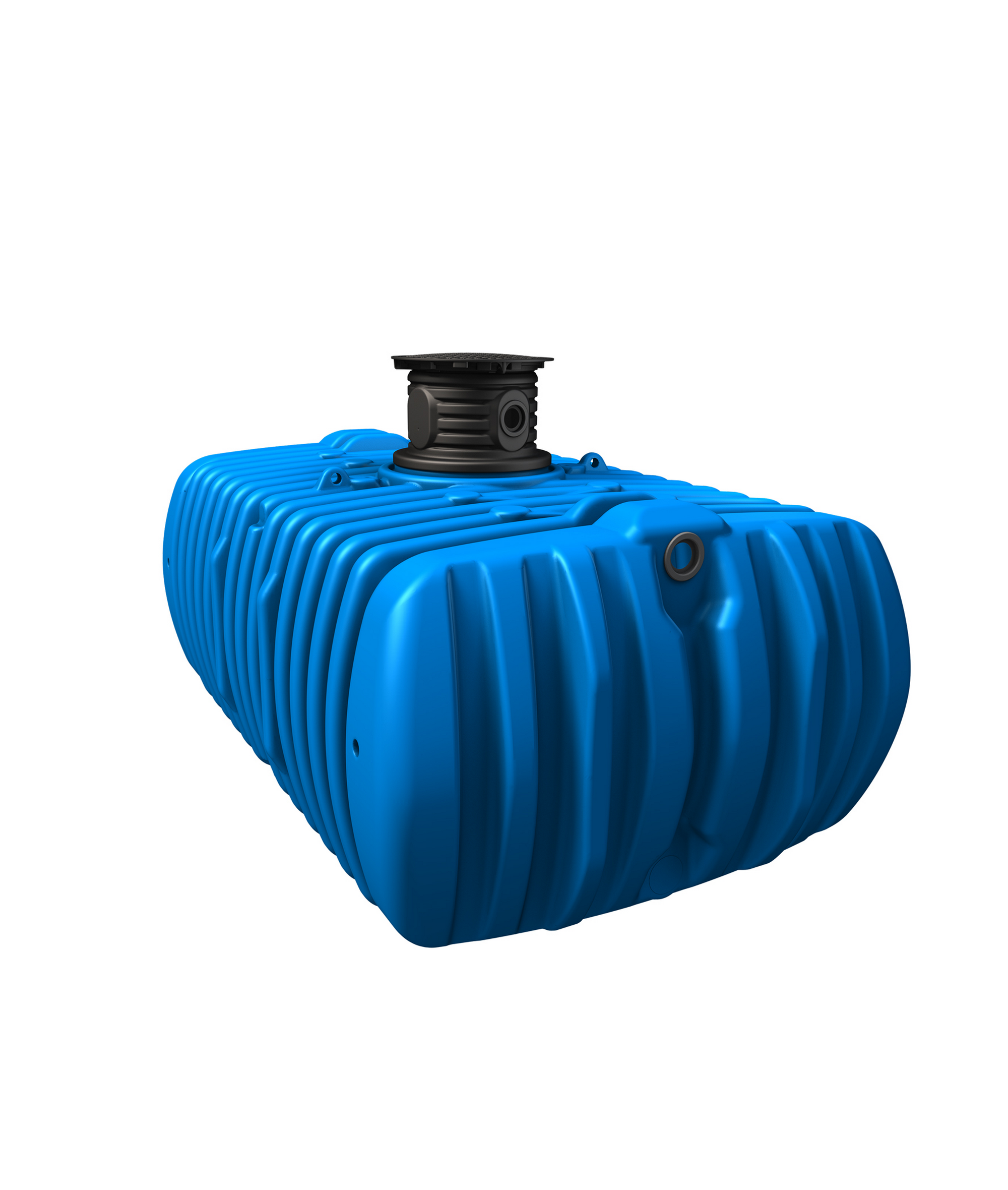 4rain Zisterne 'Haus-Premium Flat XL' blau 7000 l
