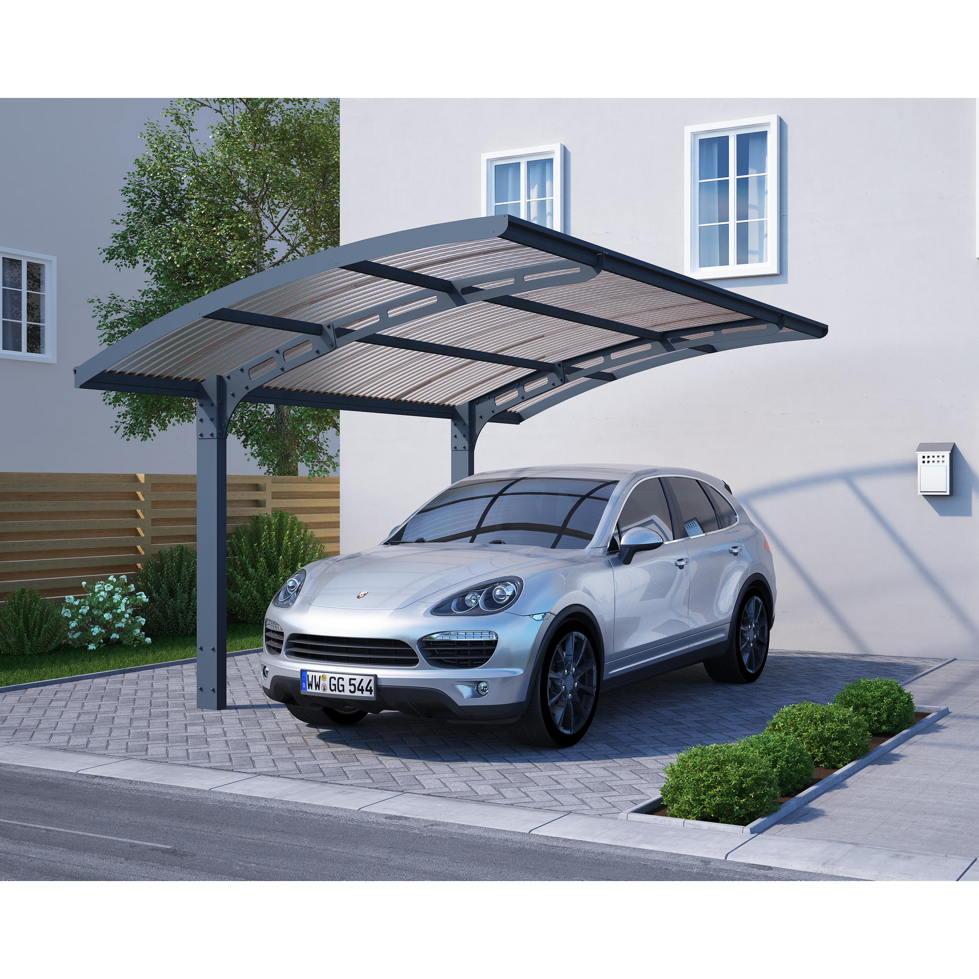 Palram Carport 'Arizona 5000' anthrazit 289 x 495 x 274 cm