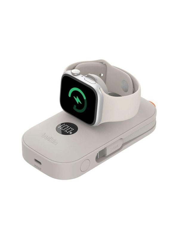 Belkin BoostCharge Pro power bank - with apple watch charger - 2 x USB-C - 45 Watt - 10000 mAh