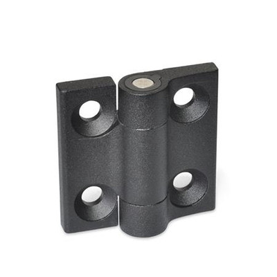 Scharniere, Zink-Druckguss, mit Rastung (437.4-ZD-60-60-A2-SW)