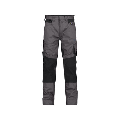 Dynax Arbeitshose mit Stretch und Kniepolstertaschen, anthrazit/schwarz, Schrittlänge Standard, Größe 64