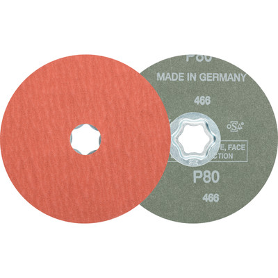 COMBICLICK Korund Fiberscheibe Ø 125 mm A-COOL80 für Edelstahl