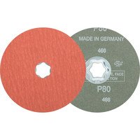 COMBICLICK Korund Fiberscheibe Ø 125 mm A-COOL80 für Edelstahl Bild 2