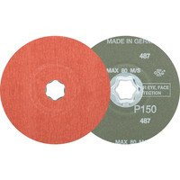 COMBICLICK Korund Fiberscheibe Ø 125 mm A-COOL150 für Edelstahl Bild 2