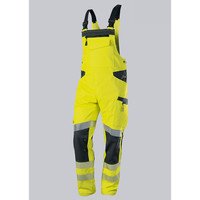 Warnschutz-Latzhose für Herren, warngelb/anthrazit, Größe 48/50n Bild 2