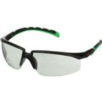 Solus™ 2000 Schutzbrille, schwarz/grüne Bügel, Antikratz-Beschichtung + (K), graue Scheibe IR 1.7, S2017ASP-BLK, 20 pro Packung Bild 2