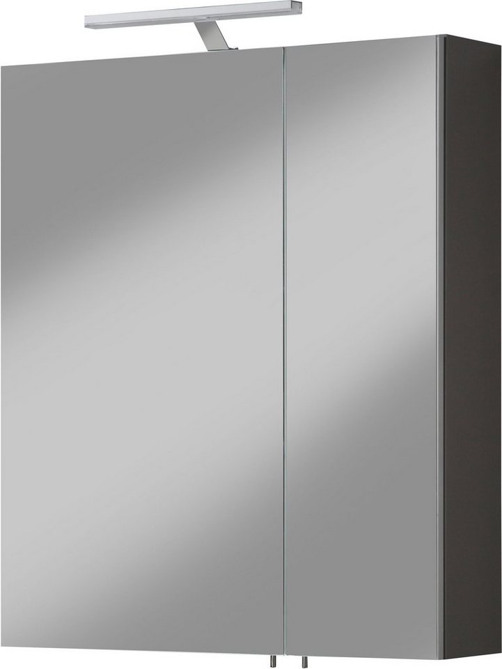 welltime Spiegelschrank Torino, Spiegelschrank, Made in Germany, B: 60 cm Solide Verarbeitung - Dieses Produkt ist in Deutschland gefertigt