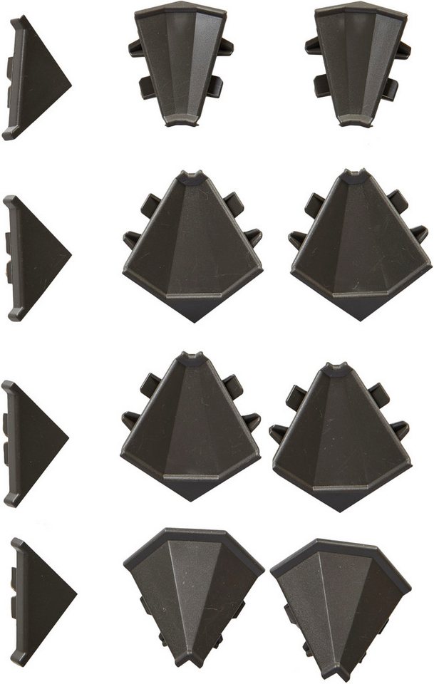 nobilia® Abschlussleiste WAP, Klick-Verbindungen, schrauben, Kunststoff, zum Anschrauben, individuell kürzbar, Maße (B/T/H): 200/2,5/2,5 cm Bild 3