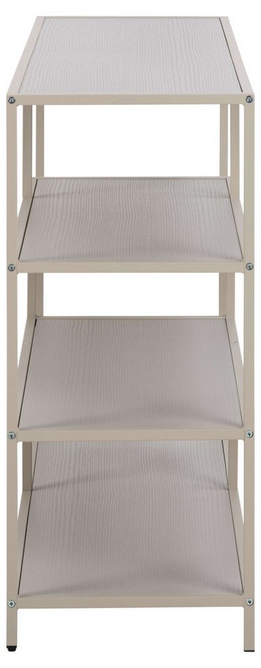 ACTONA GROUP Bücherregal Seaford - Mehrzweckregal & Raumteiler, modern, Metall, Asymmetrisch, stabil & viel Stauraum, zeitloses Design, 6 Regalböden Bild 5