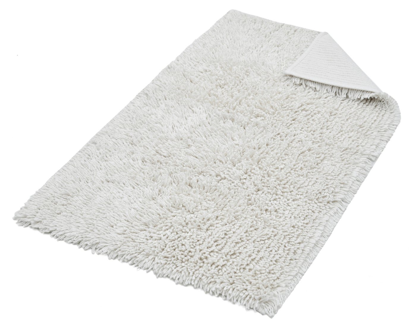 OTTO home Badematte Xennia, Badvorleger, Badezimmer Teppich, Duschvorleger, Höhe 28 mm, rutschhemmend beschichtet, schnell trocknend, Baumwolle, rechteckig, Badteppich, Uni Farben Bild 2
