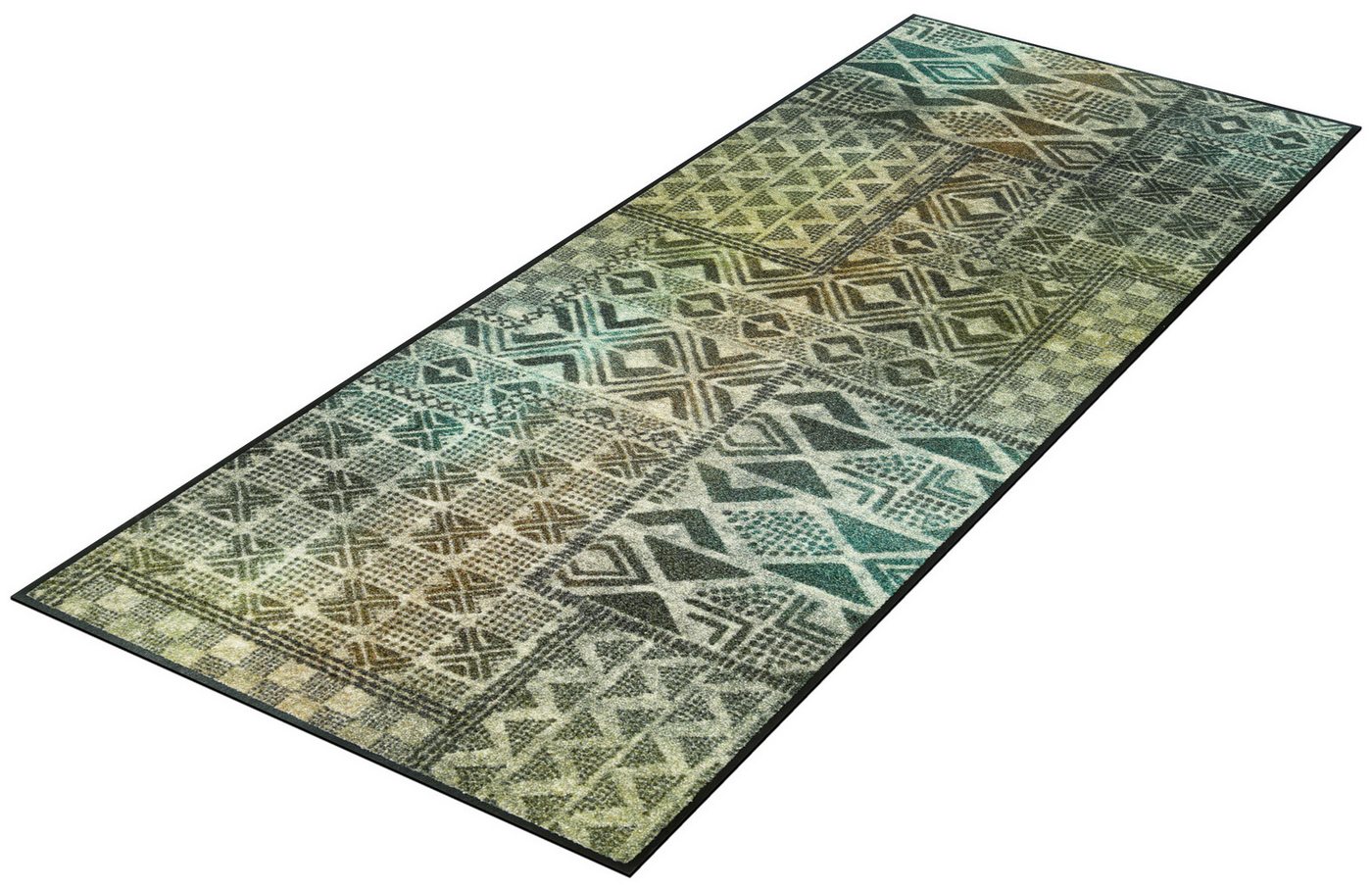 wash+dry by Kleen-Tex Fußmatte und Läufer Aztec Nomad, rechteckig, Höhe: 7 mm