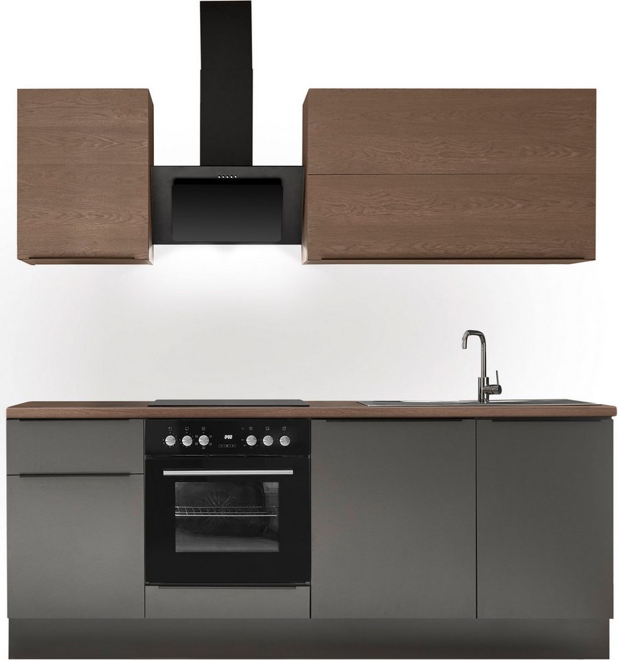 KOCHSTATION Küchenzeile Cocco, Breite 220 cm, wahlweise mit E-Geräten und Induktion Bild 5