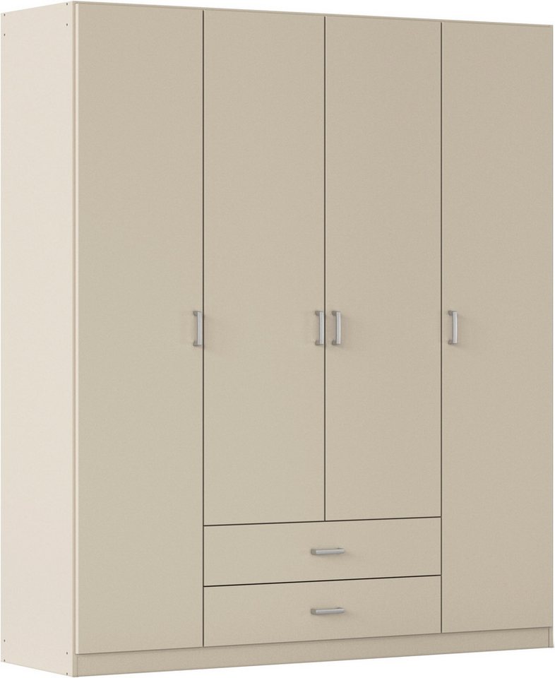 rauch Drehtürenschrank Kleiderschrank Garderobe GAMMA Breiten 181 cm (in 3 Ausstattungen BASIC/CLASSIC/PREMIUM (inkl. SOFT-CLOSE-Funktion) mit Schubladen, verschiedene Griff-Varianten TOPSELLER MADE IN GERMANY Bild 4