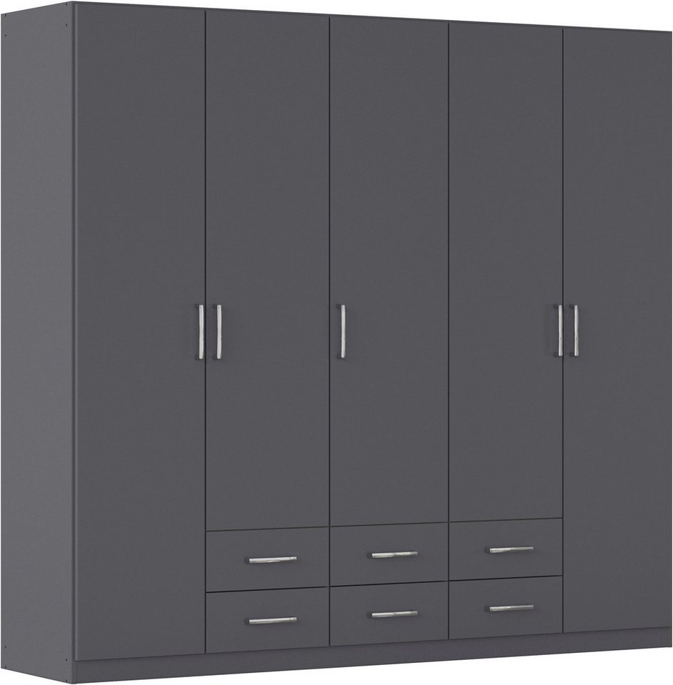 rauch Drehtürenschrank Kleiderschrank Garderobe GAMMA Breiten 226 cm (in 3 Ausstattungen BASIC/CLASSIC/PREMIUM (inkl. SOFT-CLOSE-Funktion) mit Schubladen, verschiedene Griff-Varianten TOPSELLER MADE IN GERMANY Bild 2