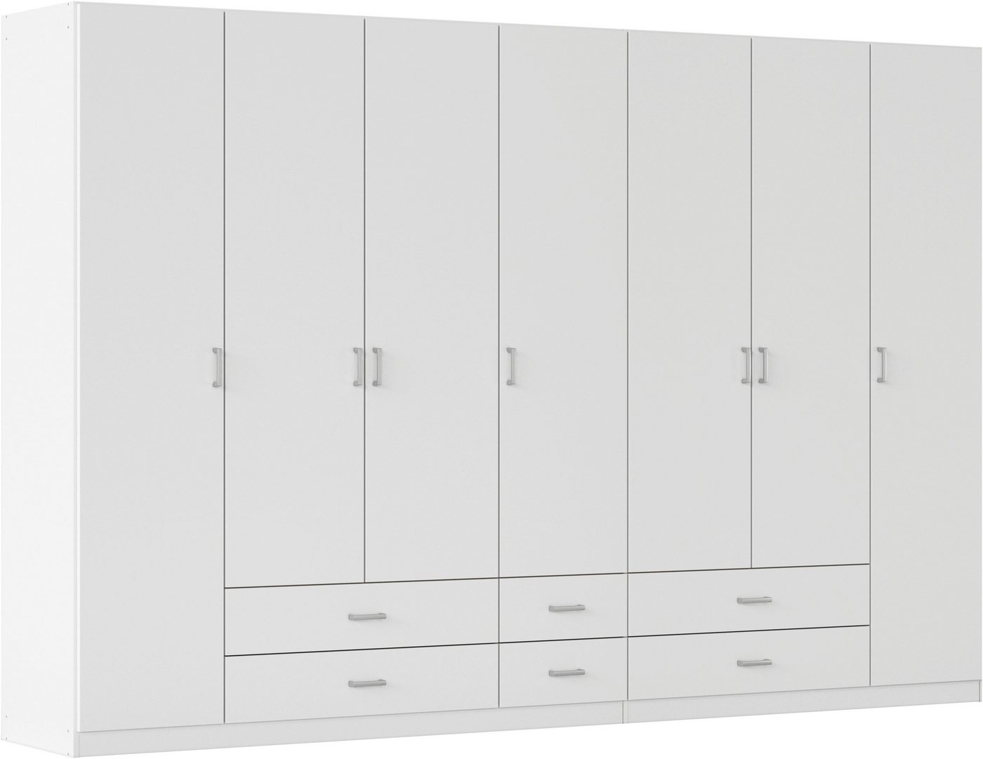 rauch Drehtürenschrank Kleiderschrank Garderobe GAMMA Breiten 315 cm (in 3 Ausstattungen BASIC/CLASSIC/PREMIUM (inkl. SOFT-CLOSE-Funktion) mit Schubladen, verschiedene Griff-Varianten TOPSELLER MADE IN GERMANY Bild 3