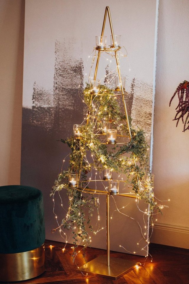 Winterliche Kunstpflanze Weihnachtsdeko, Weihnachtsgirlande Tanne, OTTO home, Girlande, gefrostet, Länge 180 cm Bild 3