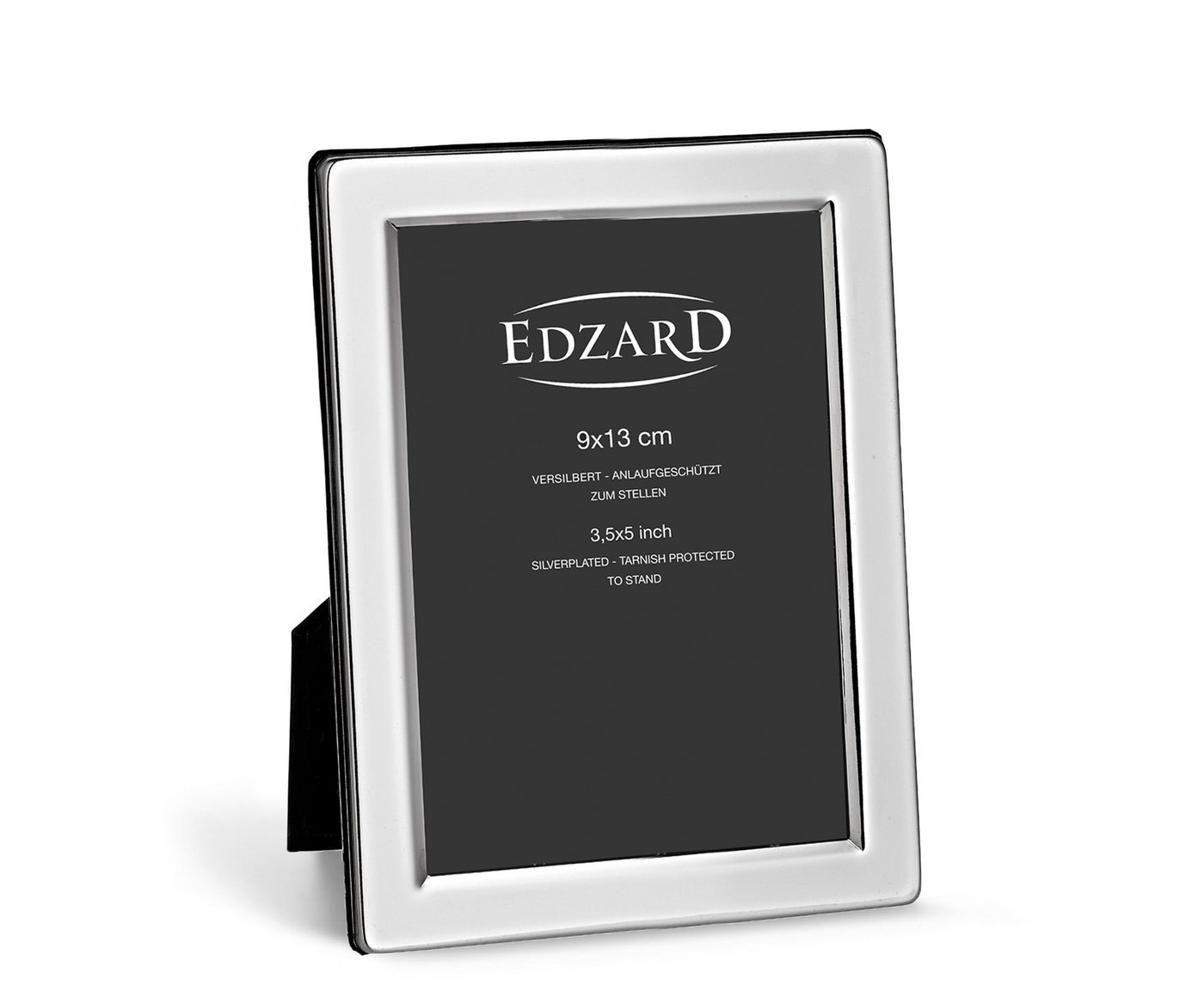EDZARD Bilderrahmen Salerno, versilbert und anlaufgeschützt, für 9x13 cm Foto Bild 3
