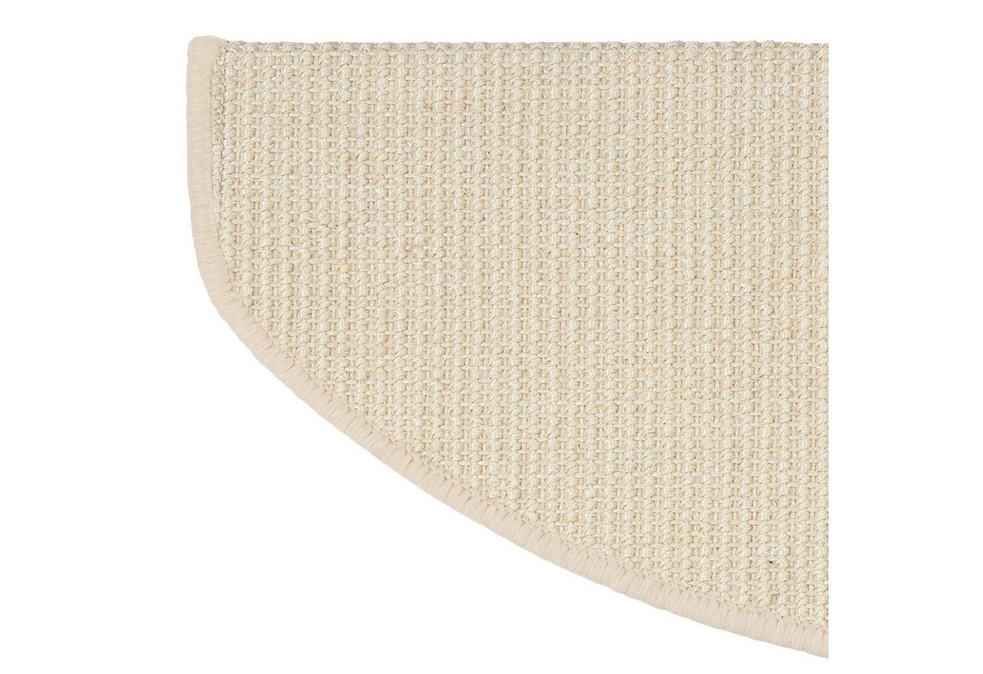 Karat Stufenmatte Sisal Urban, Stufenschutz, viele Farben, Matte, Halbrund, mit stabilem Klebewinkel Bild 2