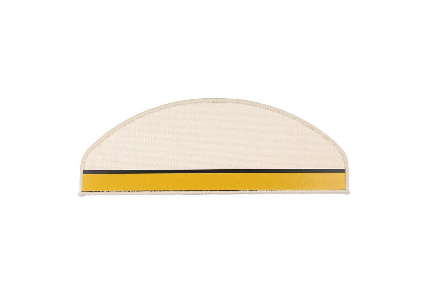 Karat Stufenmatte Sisal Urban, Stufenschutz, viele Farben, Matte, Halbrund, mit stabilem Klebewinkel Bild 3