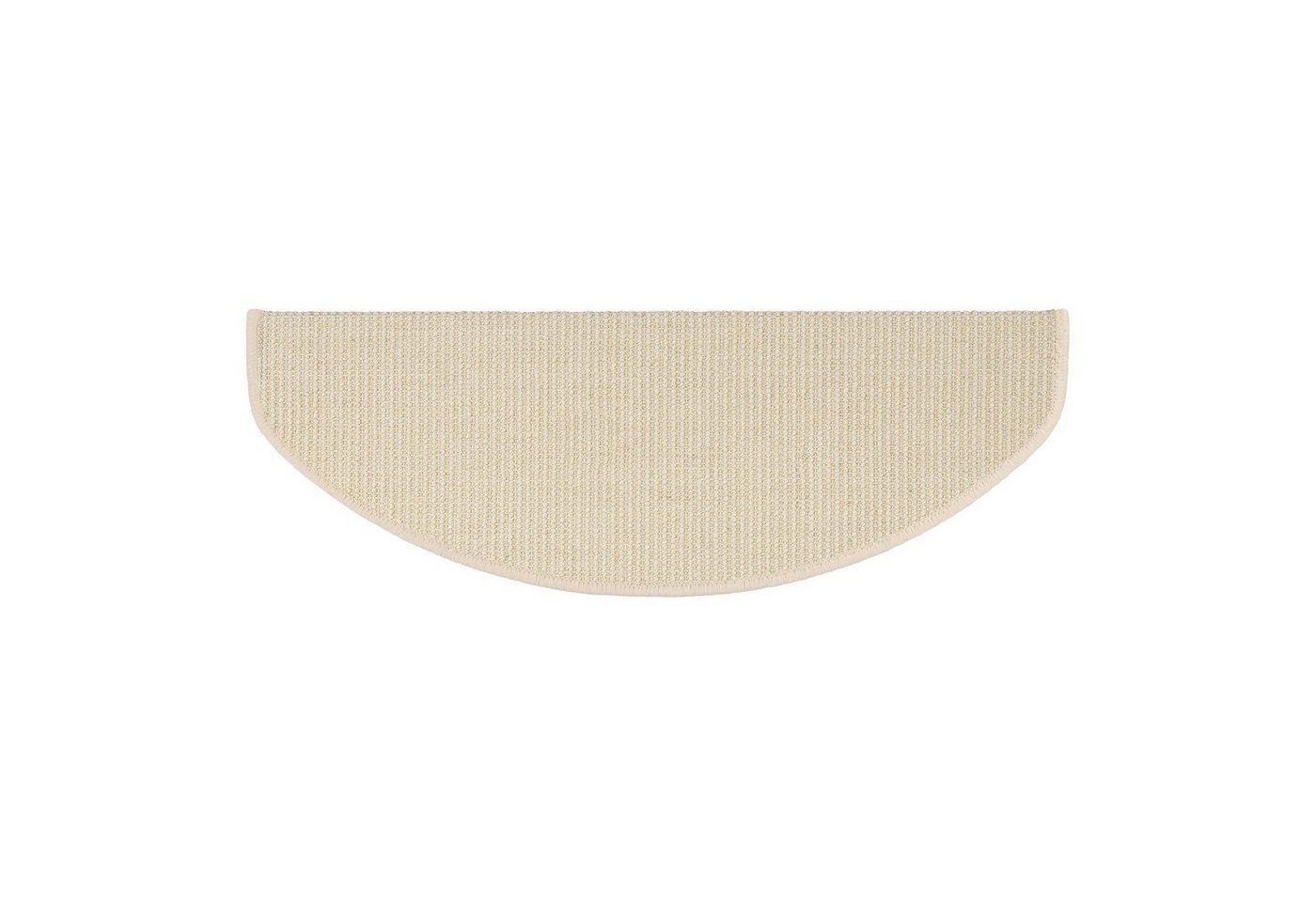 Karat Stufenmatte Sisal Urban, Stufenschutz, viele Farben, Matte, Halbrund, mit stabilem Klebewinkel Bild 4