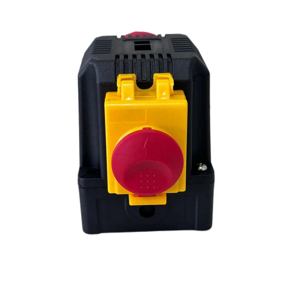 Trade-Shop Schalter Geräteschalter Schalter-Stecker-Kombination für dreiphasige Maschinen, mit Schutzkappe und Notaus-Klappe für zusätzlichen Schutz Bild 4