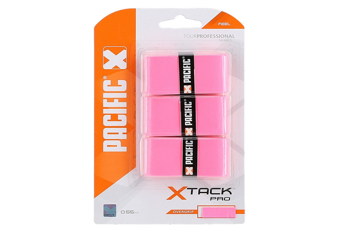 Pacific Griffband Overgrip xTack Pro 0.55mm pink 3er Bild 2