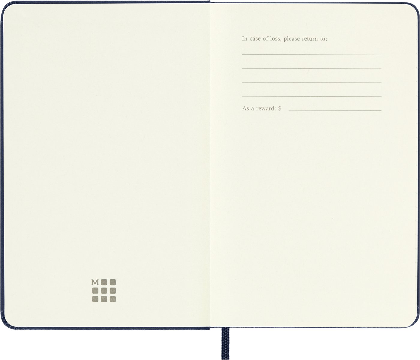 MOLESKINE Buchkalender, MOLESKINE 12 MONATE TAGES NOTIZKALENDER 2026 - HARD COVER - P/A6 BLAU Bild 2